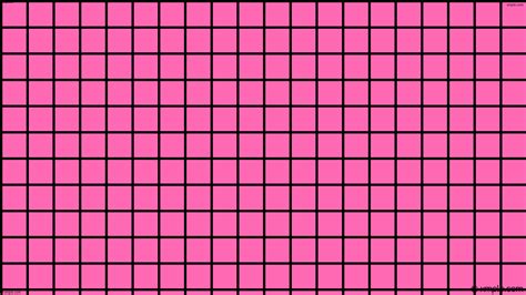 Wallpaper Pink Graph Paper Black Grid Ff69b4 000000 0° 8px 96px