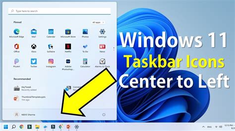 How To Move The Taskbar Icons To The Left On Windows 11 Youtube Vrogue
