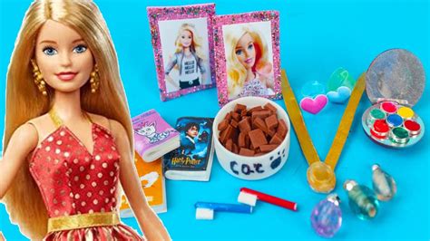 10 Faciles Manualidades Para Muñecas Barbie En Miniatura