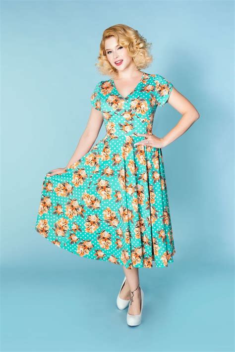 Roxy Dress In Mint Pinup Girl Clothing Vintage Inspired Dresses