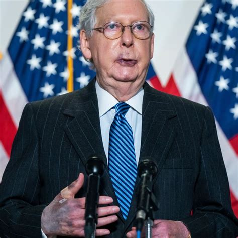 President donald trump continues on. What's Going On with Mitch McConnell's Hands?