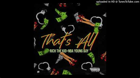 Nba Young Boy And Rich The Kid Thats All 432hz Youtube