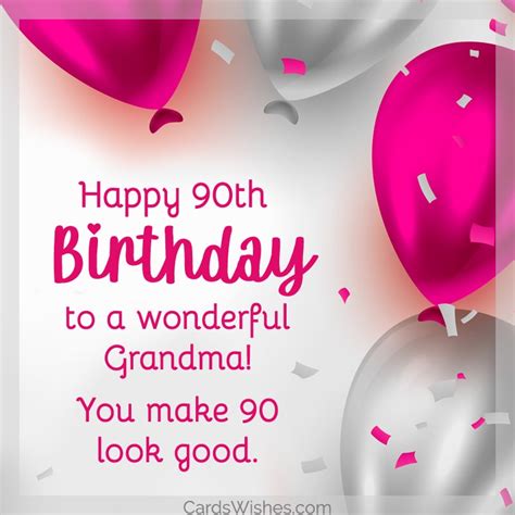90th Birthday Wishes And Messages