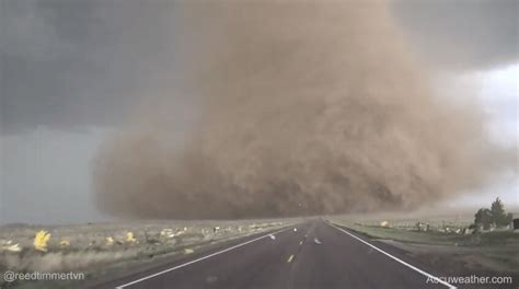 Extreme Up Close Footage Of A Visually Spectacular Colorado Tornado