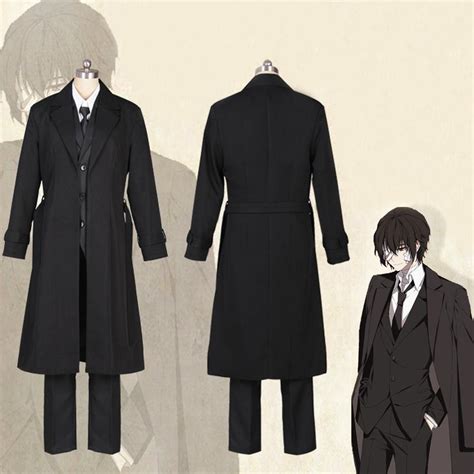 💰koupit Online Anime Bungo Stray Dogs Dazai Osamu Cosplay Costume