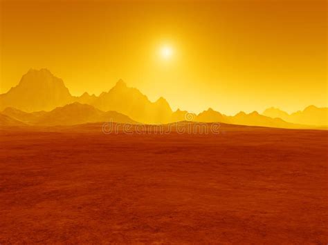 Red Desert Sunset Stock Photo Image 8627030