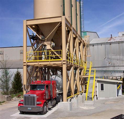 Cement Bulk Storage And Truck Load Out