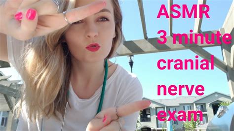 Asmr Chaotic Minute Cranial Nerve Exam Minute Asmr Youtube