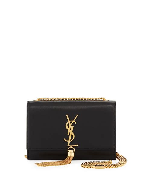 Saint Laurent Kate Monogram Ysl Small Tassel Shoulder Bag With Golden