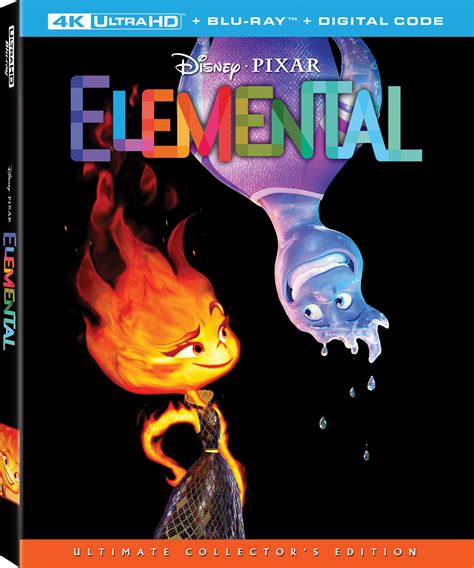 Elemental 4k Blu Ray