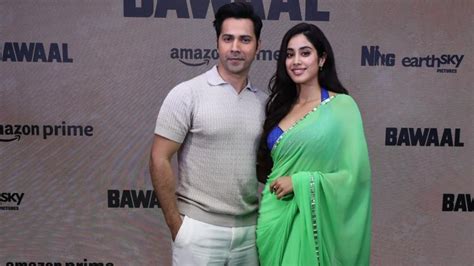 Varun Dhawan And Janhvi Kapoor Launch Bawaals Trailer In Dubai Kickstart Promotions