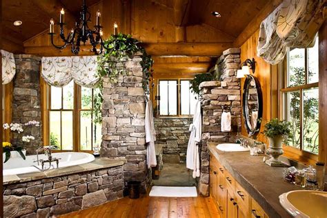 Pin By Lexa On Lake House Log Homes House Styles Cabin Bathrooms