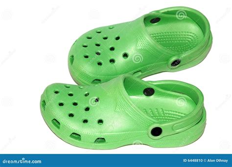 Clogs Stock Photo Image Of White Cool Comfort Pair 6448810