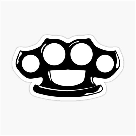 Knuckle Duster Stickers Redbubble