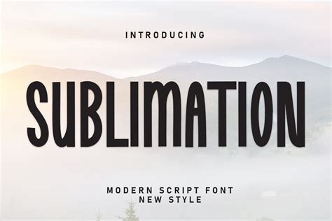 Sublimation Font By William Jhordy · Creative Fabrica