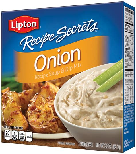 Get new recipes from top professionals! Amazon.com: Lipton Recipe Secrets Soup and Dip Mix, Onion ...