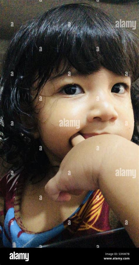 Arumi Cute Asian Indonesian Little Girl Stock Photo Alamy