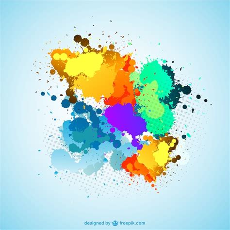 Colores Acuarela Pintura Manchas Vector Set Ilustracion De Stock Images
