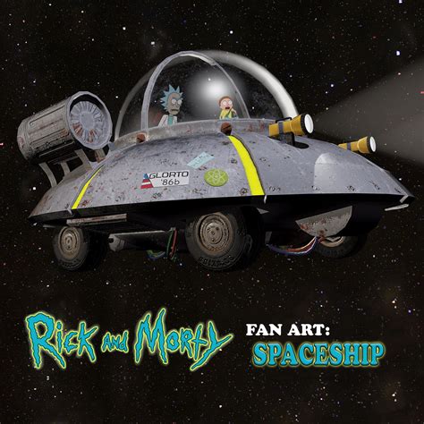 Artstation Rick And Morty Spaceship Fan Art