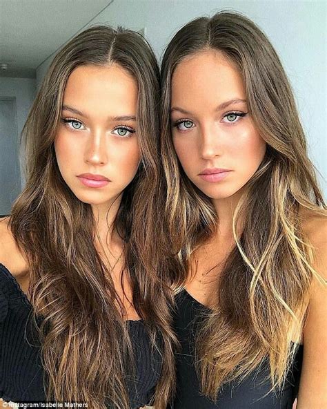Isabelle And Olivia Mathers Long Hair Styles Beautiful Eyes Bronze Hair