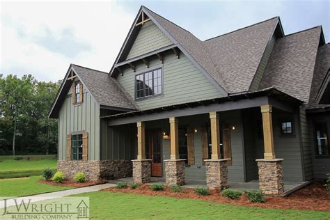 Nature Inspired Custom Home On Lake Exterior House Paint Color
