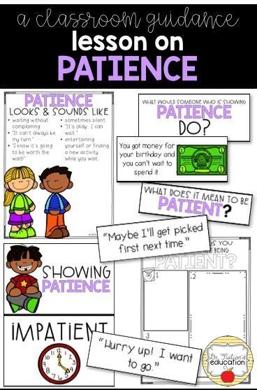 Patience Activities Worksheets
