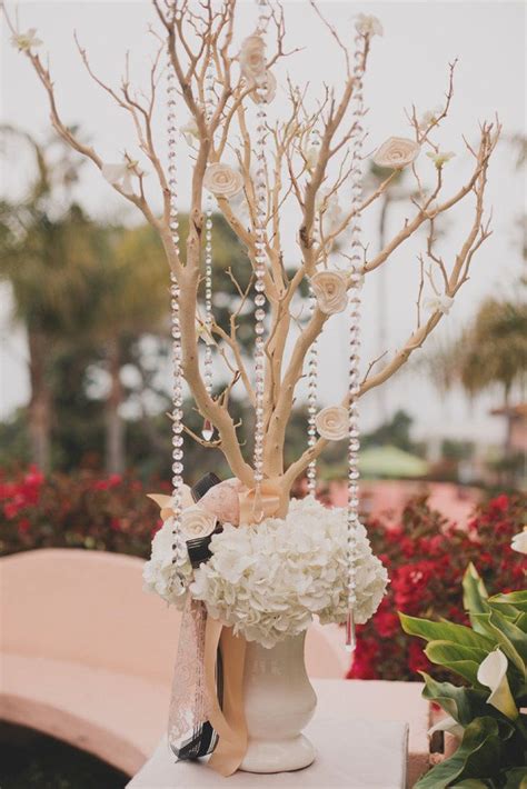 180 Best Branch Wedding Centerpieces Images On Pinterest Table Settings Beach Weddings And
