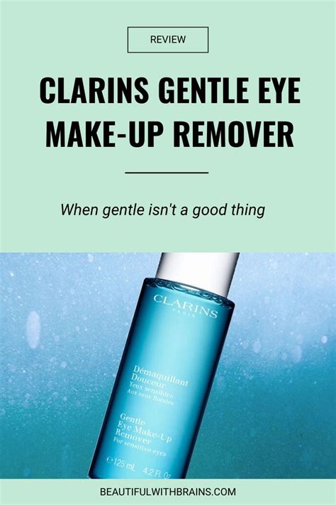 Clarins Gentle Eye Make Up Remover Review Beautiful With Brains