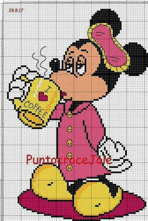 Disney Cross Stitch Charts Free 19 Minnie Punto De Cruz Punto De
