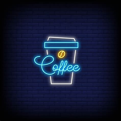 Coffee Custom Neon Sign Personalized Led Light Bar Logo Etsy