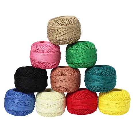 Crochet Thread Cotton Tatting Thread Mercerized Size 20 Etsy