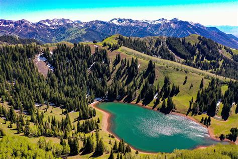The Beautiful Turquoise Water Of Lake Desolation Utah Oc 5472×3648