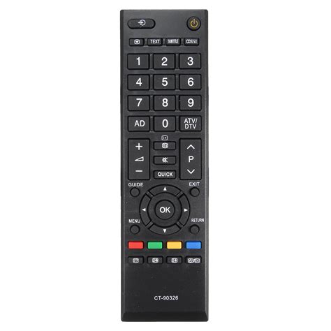 Tv remote for toshiba allows you to control your toshiba smart tv just like real remote with lots of latest features like mirroring dlna, shaking and voice controls, sleep timer and media player etc. Replacement Remote Control For Toshiba TV CT-90326 CT90326 ...