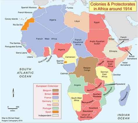 Map of colonial africa 1914. Map of Colonial #Africa in 1914. Remember, After the unification of first #German Empire they ...