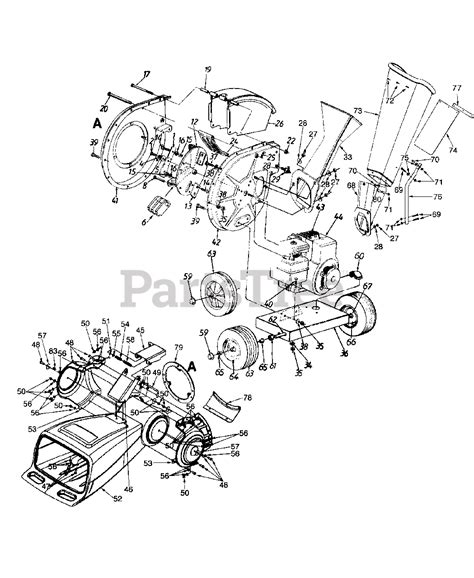 Mtd A Mtd Chipper Shredder General Assembly Parts Lookup With Diagrams