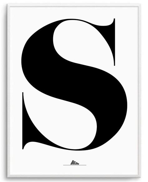 Letter S Print Aesthetic Letters Cool Fonts Lettering