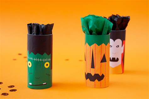Halloween Treat Bags Paper Halloween Craft Idea Yes We Made This