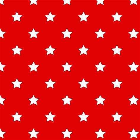 White Stars On A Red Background Free Image Download
