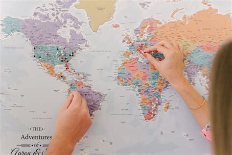 Our Personalized Travel Maps Are The Perfect Wedding T For Any Jet