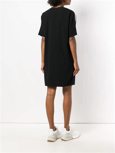 Kenzo Robes Femme Logo Print T Shirt Dress Noir ~ Laccoudoir