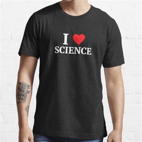 I Love Science Heart T Shirt By Brandonv111 Redbubble