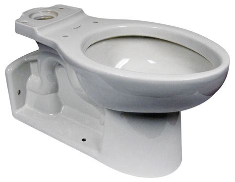 American Standard Elongated Floor With Back Outlet Pressure Assist Tank Toilet Bowl