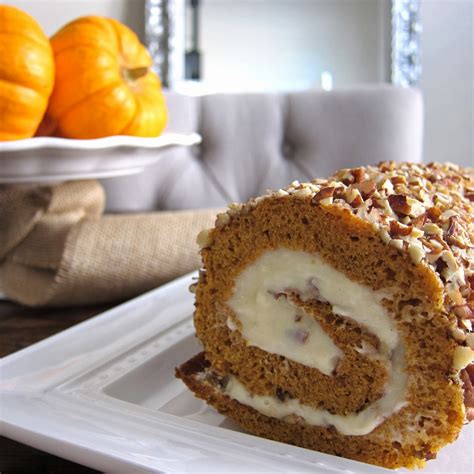 This Is Happiness Pumpkin Roll Recipe With Cream Cheese