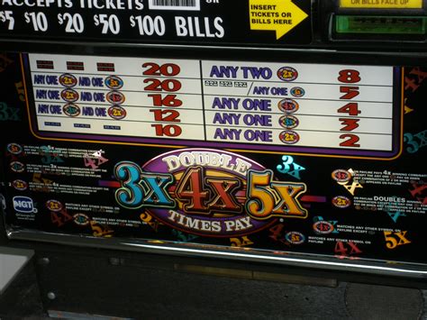 Igt Double 3x 4x 5x Times Pay Five Line S2000 Slot Machine For Sale
