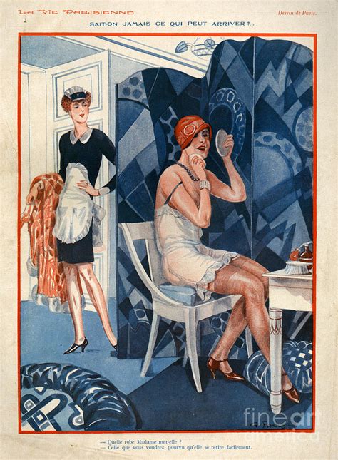 1920s France La Vie Parisienne Drawing By The Advertising Archives
