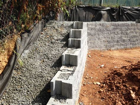 How To Build A Concrete Block Retaining Wall Design Talk