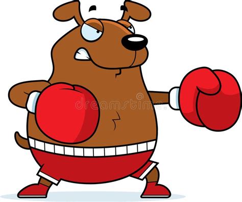 Cartoon Dog Boxing Stock Vector Image Of Gloves Fighter 47296900