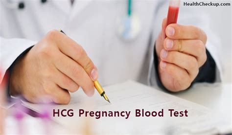 Hcg Pregnancy Test Purposeprocedure And Results Health Checkup