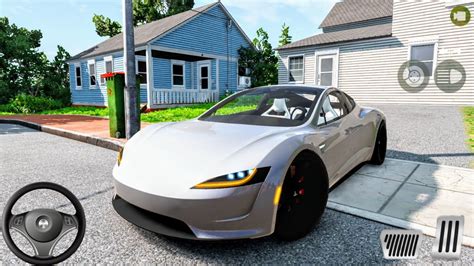 New Tesla Model S Plaid Car Driving Beamng Drive Car Games Pc