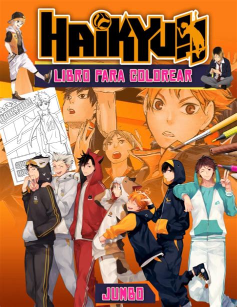 Buy Haikyuu Libro Para Colorear Haikyuu Anime Libro Para Colorear Con